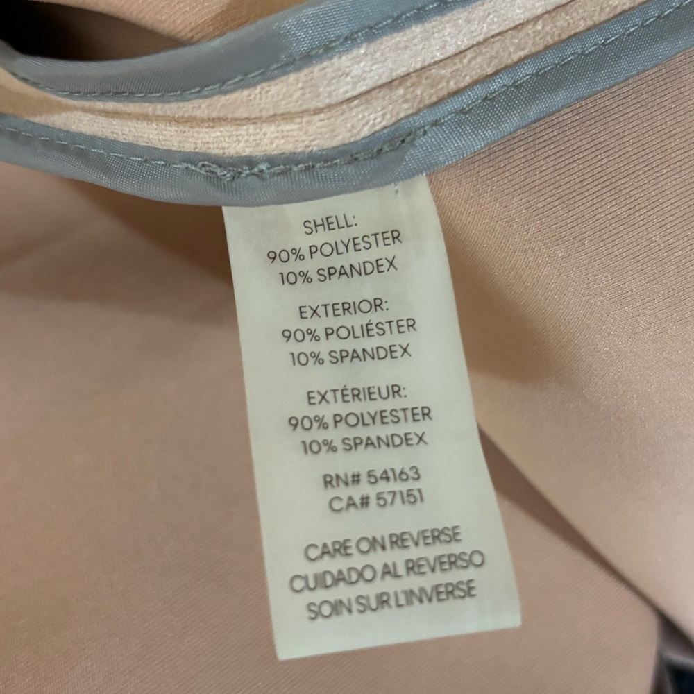 Calvin Klein Pink Microsuede Open Front Blazer - image 8